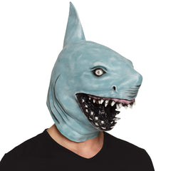 Masque Visage Requin en Latex / Masque Latex Poisson Requin / La Maison Du Déguisement