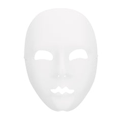 Masque Mime Visage Blanc / Masque Neutre Blanc Avec Front / La Maison Du Déguisement