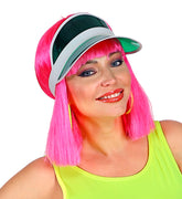 Casquette visière Néon Vert / visière poker Vert / Chapeau Visière Vert / La Maison du Déguisement