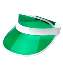 Casquette visière Néon Vert / visière poker Vert / Chapeau Visière Vert / La Maison du Déguisement