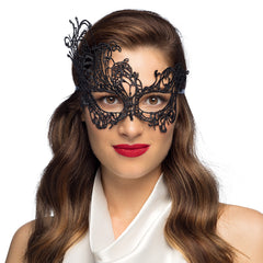 Loup Antique Baroque Dentelle Noir / Masque Antique Baraque en Filigrane Noir / Loup en dentelle Masquerade / La Maison Du Déguisement