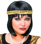 Bandeau Sequins doré / Bandeau Paillettes Sequins Or / La Maison Du Déguisement