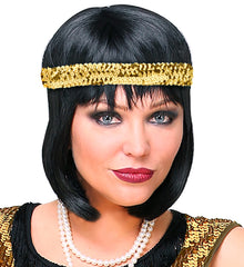Bandeau Sequins doré / Bandeau Paillettes Sequins Or / La Maison Du Déguisement