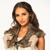 Etole Médiévale En Fausse Fourrure / Col Viking En Fausse Fourrure / La Maison Du Déguisement