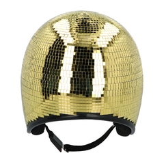 Casque Disco Or / Casque De Boule Disco Dorée / Casque Miroir Boule Disco Or / La Maison Du Déguisement
