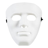Masque Visage Blanc / Masque Anonyme blanc / Masque Neutre Avec Front / La Maison Du Déguisement