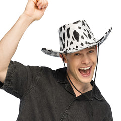 Chapeau Cowboy Vache / Chapeau Western Vache / La Maison Du Déguisement
