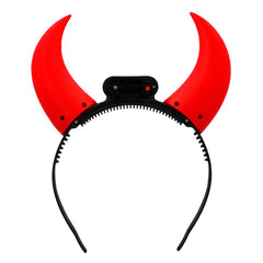 Cornes De Diable Rouge Lumineuses / Tiare LED Cornes De Diable / Serre Tête De Diable / La Maison Du Déguisement