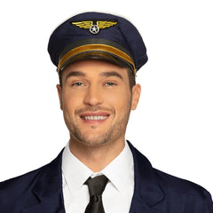 Casquette Pilote / Casquette Aviateur / Casquette Capitaine De Vol Roger / La Maison Du Déguisement