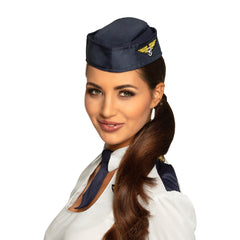 Chapeau Hôtesse De l'air / Coiffe de Stewardess / Calot d’Hôtesse de l’Air / La Maison Du Déguisement