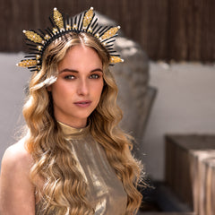 Couronne Halo Astra / Serre tête Astro Doré / Tiare Couronne Halo Astra / La Maison Du Déguisement