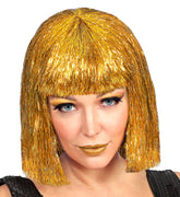 Perruque Glamour glitzy vegas dorée / Perruque lamé dorée BM / la maison du déguisement