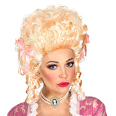 Perruque Marquise Coloniale Blonde / Perruque Marquise Blonde / La Maison Du Déguisement