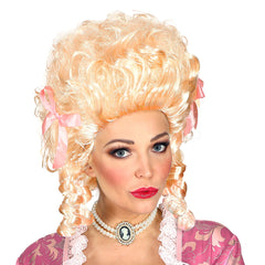 Perruque Marquise Coloniale Blonde / Perruque Marquise Blonde / La Maison Du Déguisement