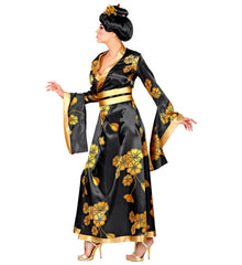 Déguisement Japonaise Noir Femme / Costume Geisha Adulte / La Maison Du Déguisement