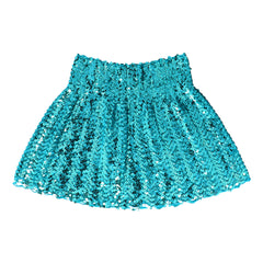 Jupe Disco Sequins Bleu Turquoise / Mini Jupe Sequins Bleu / Jupe Disco Paillettes Bleu / La Maison Du Déguisement