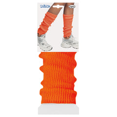 Guêtres Années 80 Violet Fluo Disco / Jambières Violet Fluo / La Maison Du Déguisement