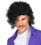 Perruque Prince du Rock Année 80 / Perruque Rock Noir / La Maison Du Déguisement