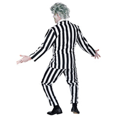 Déguisement Fantôme Sordide Adulte / Costume Beetlejuice Sordide Halloween Homme / La Maison Du Déguisement