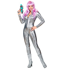 Location Déguisement Femme De L'espace Adulte / Location Costume Combinaison Spacegirl Futuriste Femme / La Maison Du Déguisement
