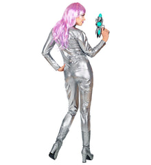 Location Déguisement Femme De L'espace Adulte / Location Costume Combinaison Spacegirl Futuriste Femme / La Maison Du Déguisement