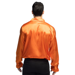 Chemise Disco Orange / Chemise Partie Orange / la Maison Du Déguisement