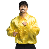 Chemise Disco Jaune / Chemise Partie Jaune / la Maison Du Déguisement