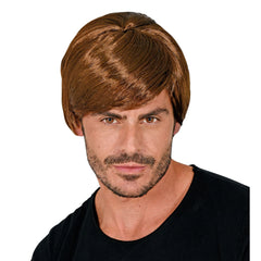 Perruque Multi caractère Marron Homme / Perruque Multi-Personnages Marron / La Maison Du Déguisement