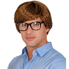 Perruque Multi caractère Marron Homme / Perruque Multi-Personnages Marron / La Maison Du Déguisement