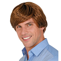 Perruque Multi caractère Marron Homme / Perruque Multi-Personnages Marron / La Maison Du Déguisement