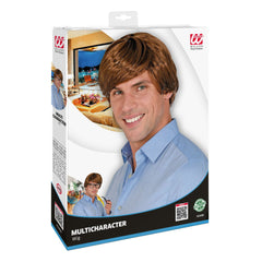 Perruque Multi caractère Marron Homme / Perruque Multi-Personnages Marron / La Maison Du Déguisement