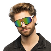 Lunettes Party Encore Blanc / Lunettes Rave Disco Vitesse Multicolore / La Maison Du Déguisement