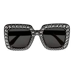 Lunettes Party Bling bling Noir / Lunettes Disco Strass Noir / Lunettes Party paillettes Noir / La Maison du Déguisement
