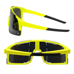 Lunettes Party Zouk Néon Jaune / Lunettes Rave Disco Vitesse Noir / La Maison Du Déguisement