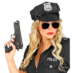 Casquette de Policier Noir / Chapeau Casquette Police / La Maison Du Déguisement