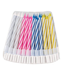 Bougies Anniversaire Multicolore / 24 Bougies d’anniversaire Multicolore / La Maison Du Déguisement