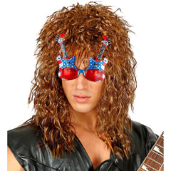 Lunettes Guitare USA / Lunettes Guitare Américain / Lunettes Guitare Drapeau États-Unis / La Maison Du Déguisement