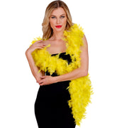 Boa en Plumes Jaune / Boa Jaune / La Maison Du Déguisement