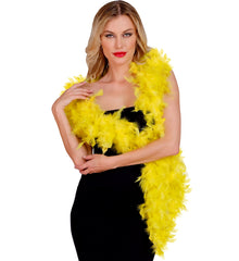 Boa en Plumes Jaune / Boa Jaune / La Maison Du Déguisement