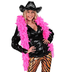 Boa en Plumes Rose Fuchsia / Boa Rose Fuchsia / La Maison Du Déguisement