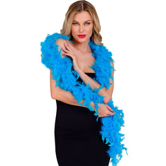 Boa en Plumes Bleu Turquoise / Boa Plumes Azur / La Maison Du Déguisement