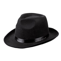 Chapeau Borsalino BM / Chapeau Mafia Noir / Chapeau Dwight Noir / La Maison Du Déguisement