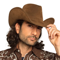 Chapeau Cowboy Marron BM / Chapeau Cow boy Wyoming Marron / La Maison Du Déguisement