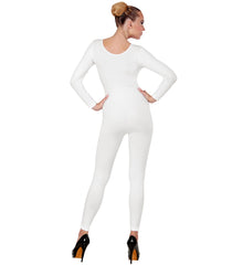 Déguisement Justaucorps à manches Langues Blanc / costume combinaison à manches langues blanc / La maison du déguisement