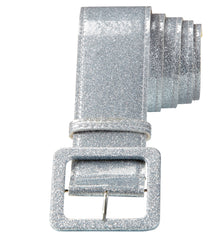 Ceinture Disco Argent / Ceinture Argent Brillante / La Maison Du Déguisement