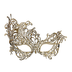Loup Antique Baroque Dentelle or / Masque Antique Baraque en Dentelle Doré / La Maison Du Déguisement