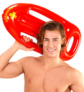 Bouée sauveteur gonflable / Bouée Alerte à Malibu gonflable / Bouée Baywatch gonflable / La Maison Du Déguisement