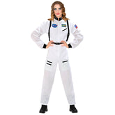 Location Déguisement Astronaute Blanc Femme / Location Costume cosmonaute Blanc Adulte / La Maison Du Déguisement