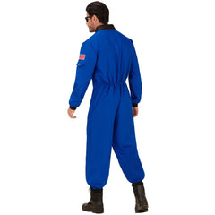 Déguisement Astronaute Bleu Adulte / Costume Cosmonaute Bleu Homme / Costume Astronautes Futuriste / La Maison Du Déguisement