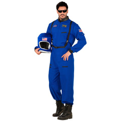 Déguisement Astronaute Bleu Adulte / Costume Cosmonaute Bleu Homme / Costume Astronautes Futuriste / La Maison Du Déguisement